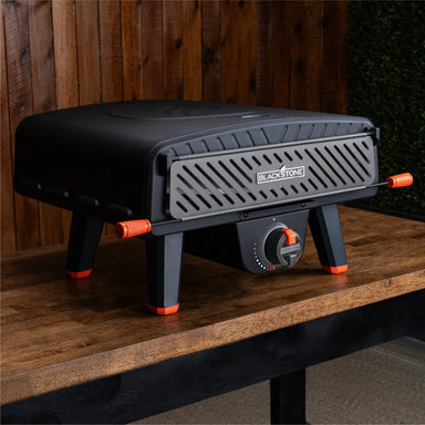 Blackstone Leggero mini pizza oven on table