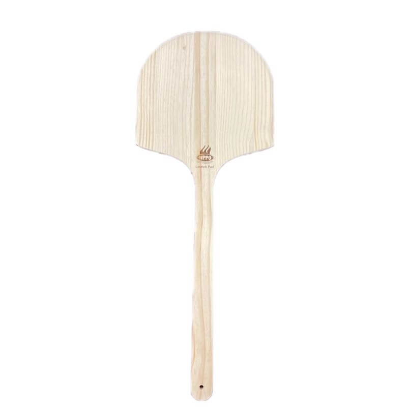 WPPO Long Handle Wood Pizza Peel top view