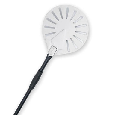 WPPO 9in Aluminum pizza turning peel on white background