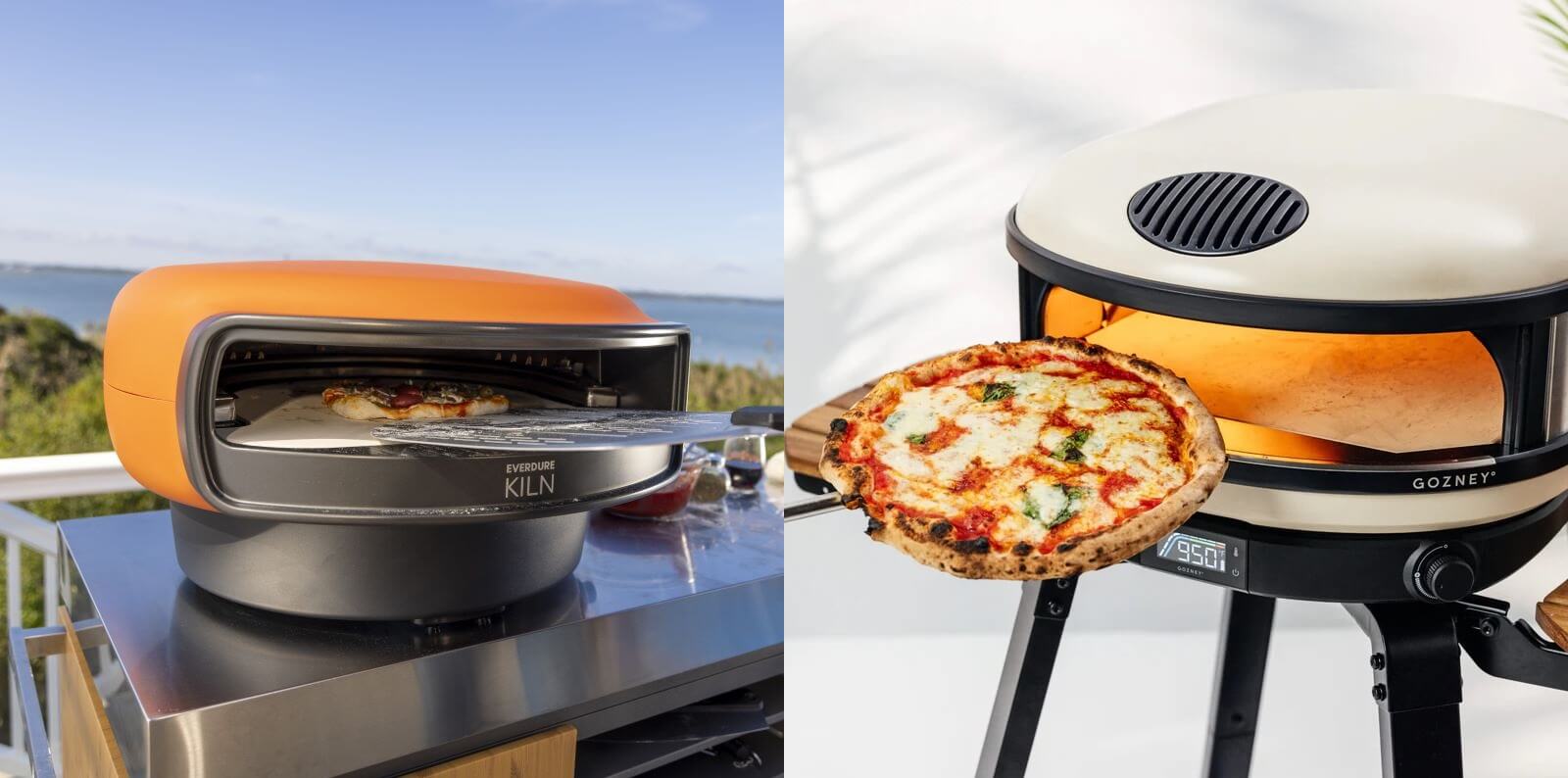 Everdure Kiln vs Gozney Arc pizza oven side by side comparison