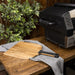 Blackstone wood pizza peel on table