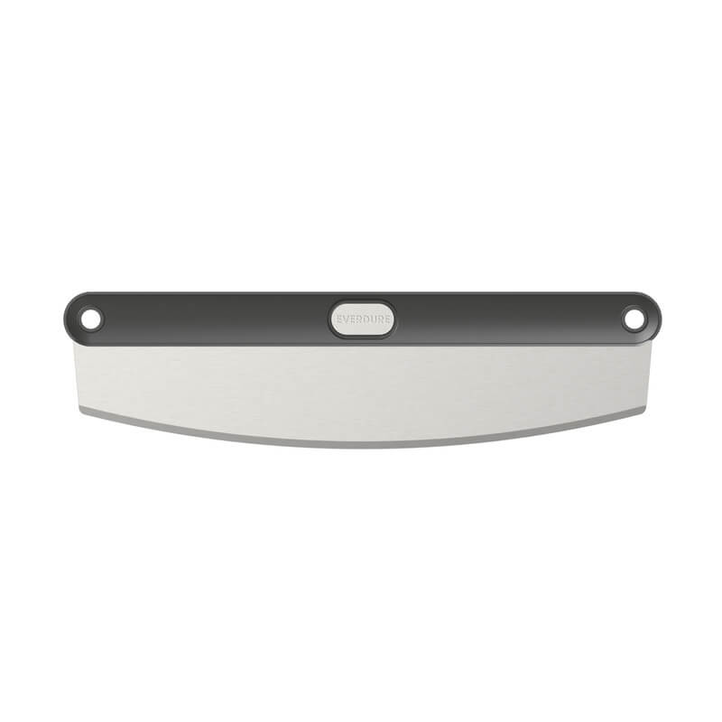 Everdure Kiln S Silver Bundle rocker pizza cutter front view