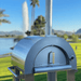 Kokomo Grills Wood Fired Outdoor Pizza Oven outside front view