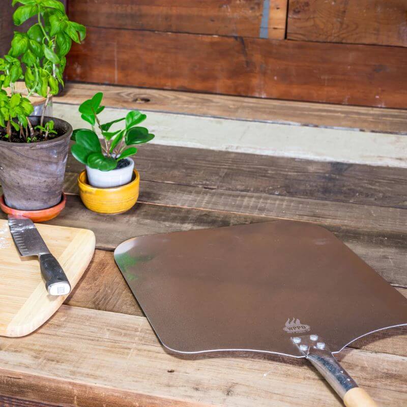 WPPO Traditional Pizza Peel on table