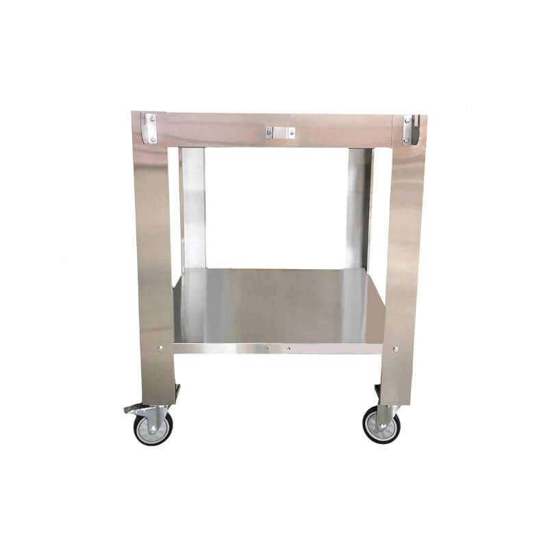 WPPO Karma 42 Wood Fired Pizza Oven cart front view on white background