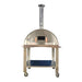 WPPO Karma 42 Wood Fired Pizza Oven with cart on white background