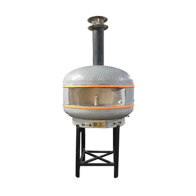 WPPO Lava 40 Wood Fired Pizza Oven front view on white background