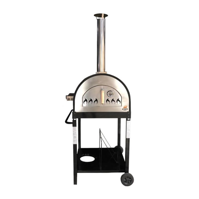 WPPO Traditional Series Hybrid Pizza Oven black on white background